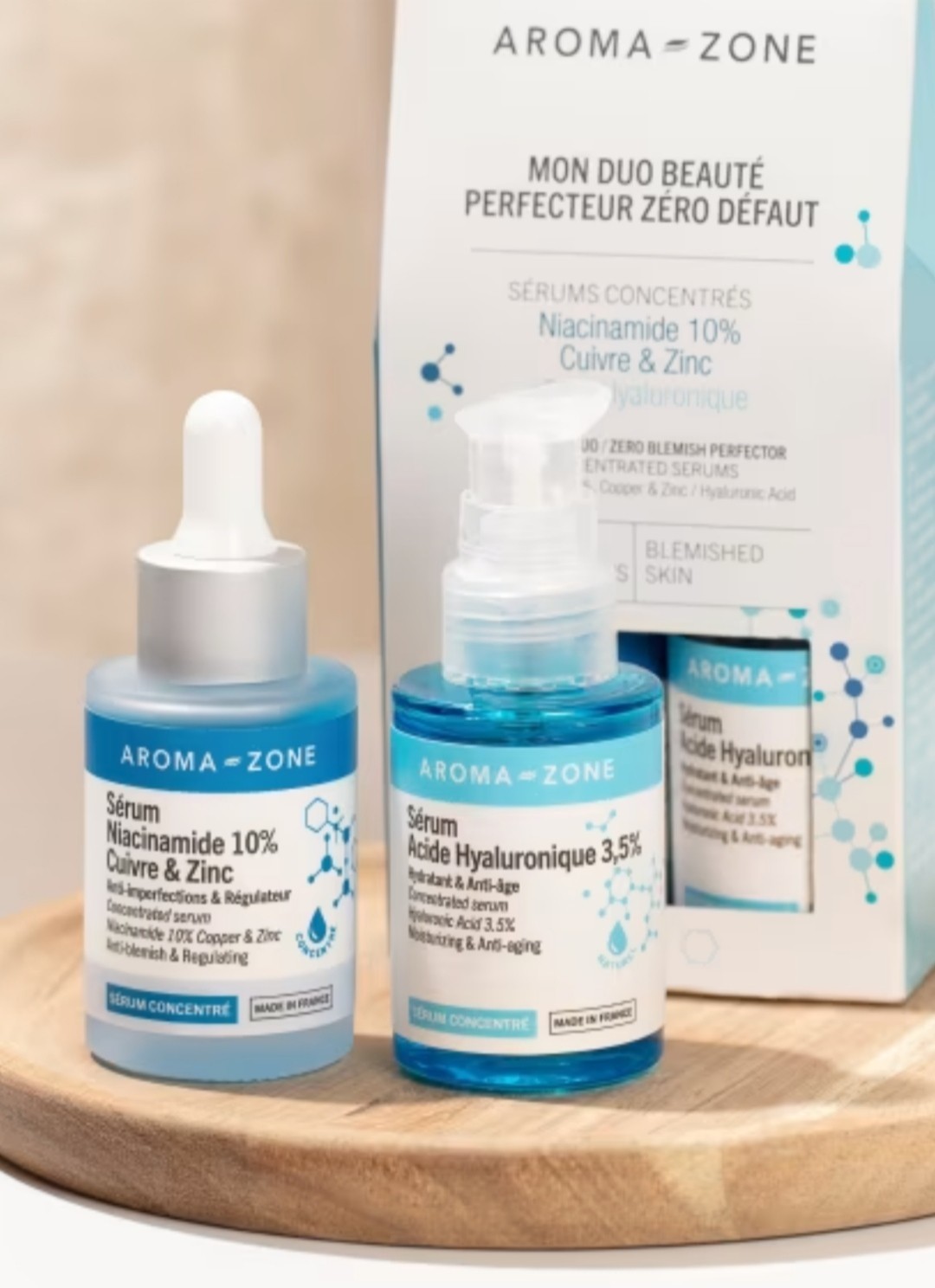 Coffret duo sérums anti-imperfections haute performance fluide 2x30ml