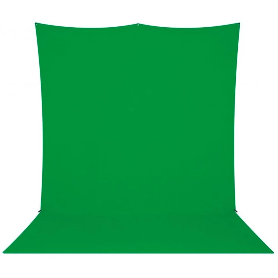 Westcott 8x13' X-Drop Pro Kit de telón de fondo resistente a las arrugas con soporte, llave cromática Foto 2 de 4