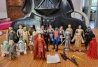 Vintage Kenner 1977-1983 Star Wars 22 Figure Lot w/ Darth Vader Case & Boba Fett