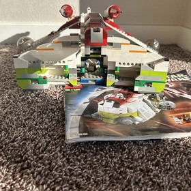 Lego 7163 Star Wars Republic Gunship W/ Manual, No Minifigures