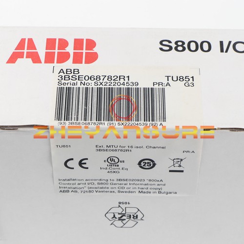 1PCS New TU851 3BSE068782R1 ABB S800 I/O Module PLC Processors - Picture 4 of 9
