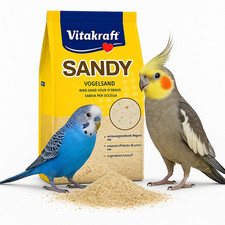 Vitapol V&ouml;gelsand mit Orangenaroma - 1,5kg hygienischer Sand f&uuml;r K&auml;fige