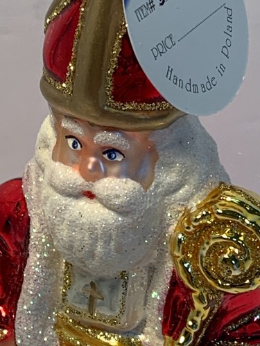 Bronner's CHRISTmas Wonderland Glas Ornament, Nikolaus, Polen - Bild 2 von 13