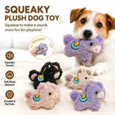 Mini Plush Squeaky Dog Toy Soft Chew Toy for Small Dogs Puppies