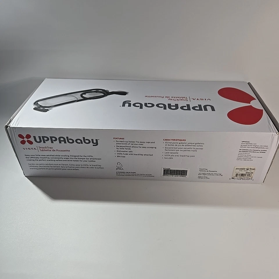 Bandeja de aperitivos UPPAbaby nueva Vista sin BPA. Modelo 0064 Versión 1.0 Con Instrucciones Foto 3 de 4