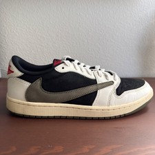 Travis Scott x Air Jordan 1 Low OG Olive Womens 11.5 Mens 10 Reverse Swoosh