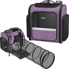 Cat Carrier Backpacks Expandable Cat Backpack with Breathable Mesh,Up to 18 Lbs