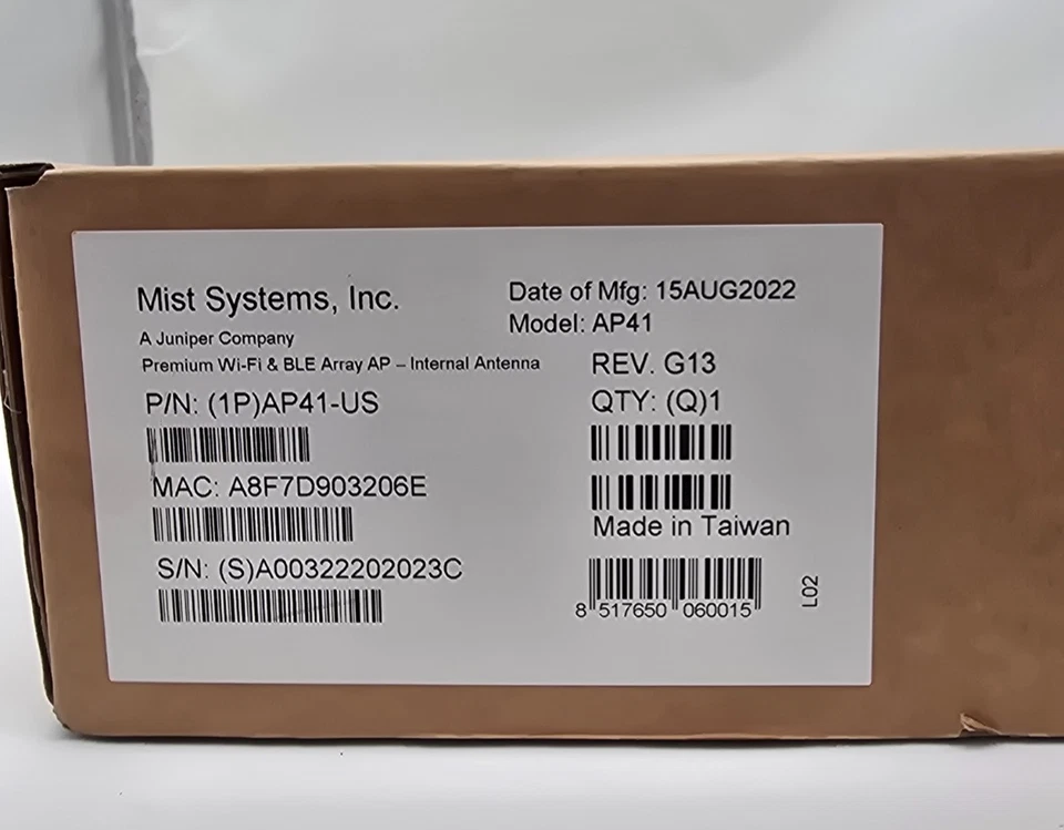 Juniper Mist Systems AP41-US Wireless Access Point NEW IN BOX - Image 3 of 4