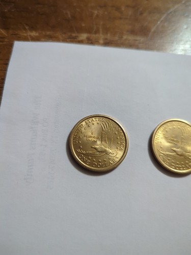Lot von 3 - 2000 F SACAGAWEA DOLLAR MÜNZE. - Bild 6 von 8