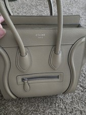 Celine Beige Micro Calfskin Leather Tote Bag Phantom Luggage