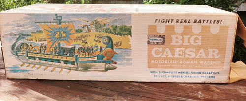 Vintage 1963 Remco Big Caesar Roman Ship w/ Original Box & accessories Untested - Bild 12 von 13