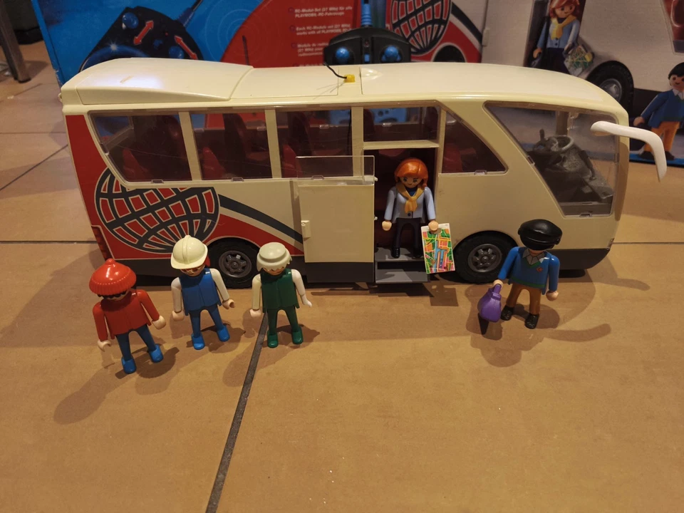 Playmobil Reisebus + RC Modul + 3 Figuren ANSEHEN LESEN !!! - Bild 4 von 4