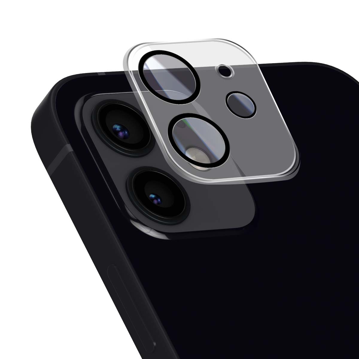 Protection d'objectif caméra iPhone Série 12 contre bris et lentille rayée