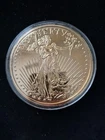 1995 Washington Mint Giant Half Pound Golden Eagle .999 Silver 8OZ 24 Karat Gold