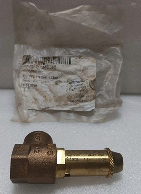 Goetze Safety Valve TUV-SV. 16-293.10.F 0.36 typ 652,1/2 Zoll 1.0 Bar DN15