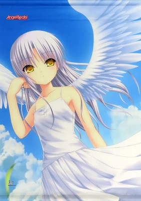 [Tapestry Wall scroll] Kanade Tachibana Angel Beats! B2 size from Japan