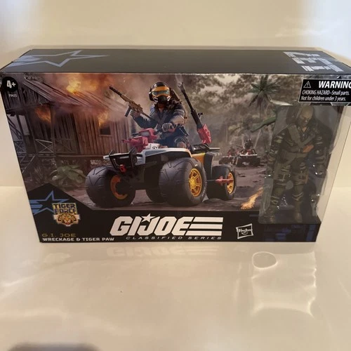GI Joe Classified Series Tiger Paw with Wreckage Vehicle 137 In Hand G.I. Joe