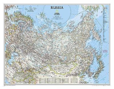 Russia Classic Map [Tubed], Nat Geo Maps,