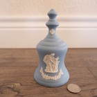 Vintage Wedgwood Blue Jasperware Table Bell Rare !