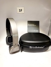 Brookstone Pro Bluetooth Headphones Volkswagen Edition Black w Brookstone Case 