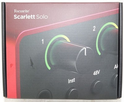 Focusrite Scarlett Solo 4th Gen USB Audio Interface