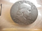 BEN FRANKLIN LIBERTY HALF DOLLAR 1954 D 90% SILVER! Scarce