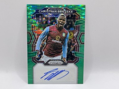 Christian Benteke Auto Green Pulsar Panini Prizm EPL 2023-24 Aston Villa 