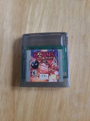 Worms: Armageddon (Nintendo Game Boy Color, 1999) Authentic + Tested