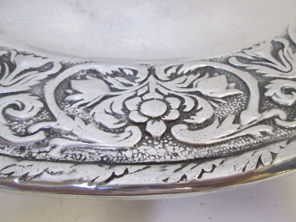 Plato Wilton Estaño GRANDE OVALADO 14.5" X 12" EE. UU. Foto 2 de 4