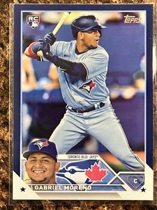 Gabriel Moreno Rookie 2023 Topps Royal Blue #169 RC NM