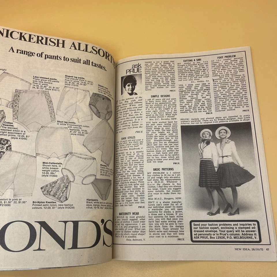 New Idea Magazine 28 October 1972 Australia Vintage - Image 4 of 4