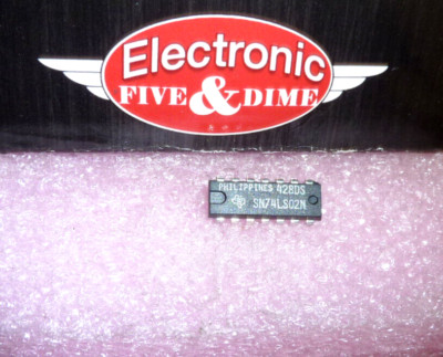 SN74LS02N Texas Instruments NOR Gate, LS Series, 4-Func, 2-Input, TTL PDIP14  IC