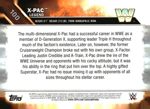 2016 Topps WWE base and inserts, bronze, silver - pick your card PYC - Picture 428 of 466