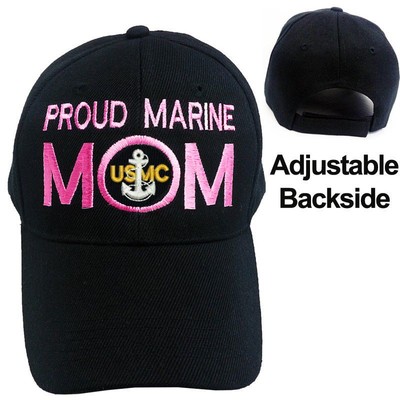 MARINE MOM MILITARY Black Military Army 