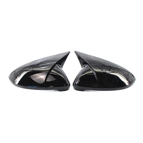 Gloss Black Door Rearview Mirror Cover Cap Upgrade For 2014-2019 VW Golf MK7 - Picture 4 of 10