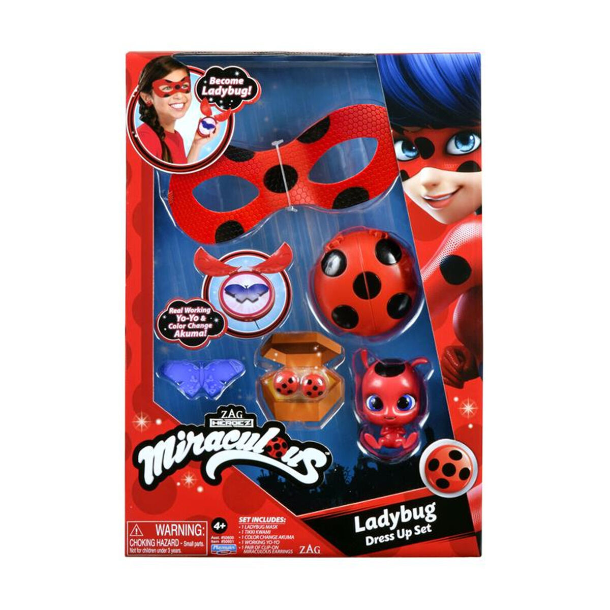 Miraculous Ladybug Dress Up Set Bandai America - ToyWiz