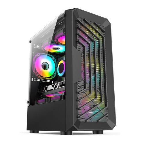 Pc Case Transparent Desktop Computer Main Chassis Tower Case For M-ATX MINI-~w~ - Photo 7/16