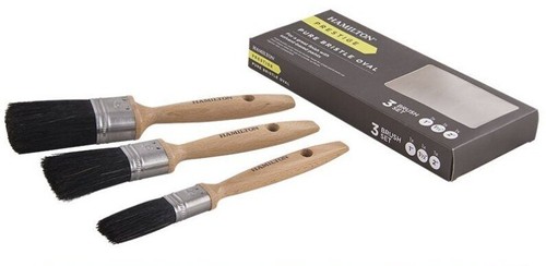Hamilton Prestige Oval Paint Brush Set Bristle Blend 3 Piece INCL VAT Anza Orkla - Picture 2 of 2