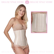 FAJAS CINTURILLAS COLOMBIANAS LATEX WAIST CINCHER SHAPEWEAR FAJATE CURVEEZ 8031