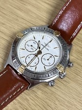 BREITLING CALLISTO CHRONO GOLD 18K & ST 80520N SPECIAL EDITION WATCH, GENTS, BOX 7