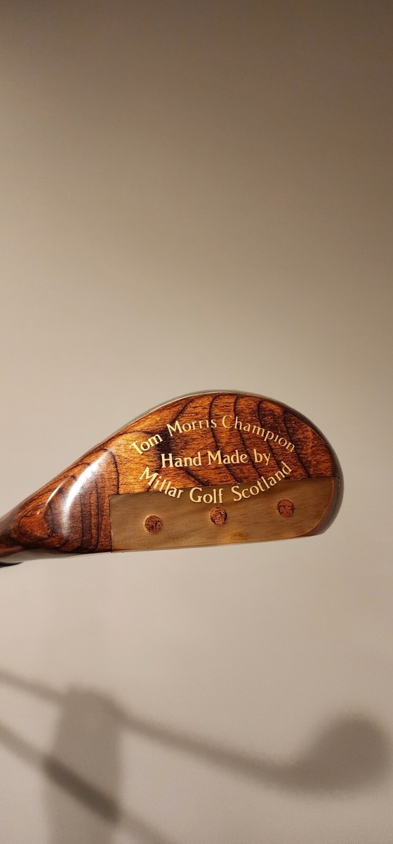 Hickory Shafted Tom Morris Champion hand made putter by Millar