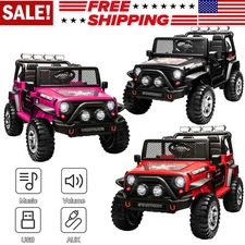 12V Kids Ride On Electric Car Power Wheels Battery Powered Car Toys w/ Remote