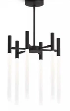 KOHLER 23460-CHLED-BLL Components Six-light LED chandelier MATTE BLACK JA8-2019