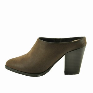 chunky heel mule