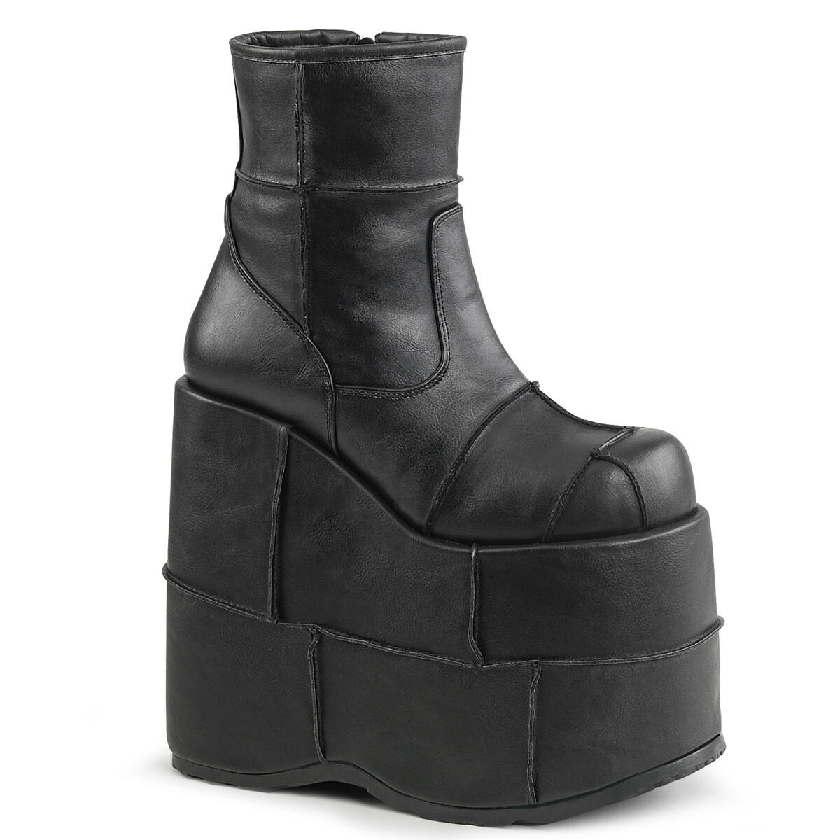 vegan leather platform boots