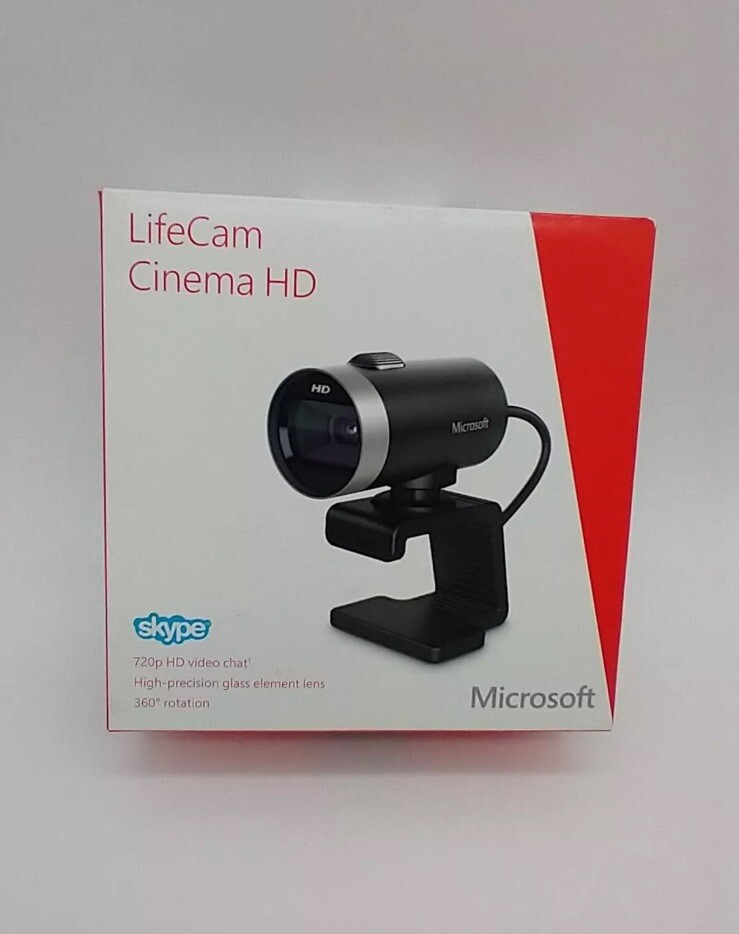 New Microsoft LifeCam Cinema 720p HD Webcam w/Mic H5D-00013