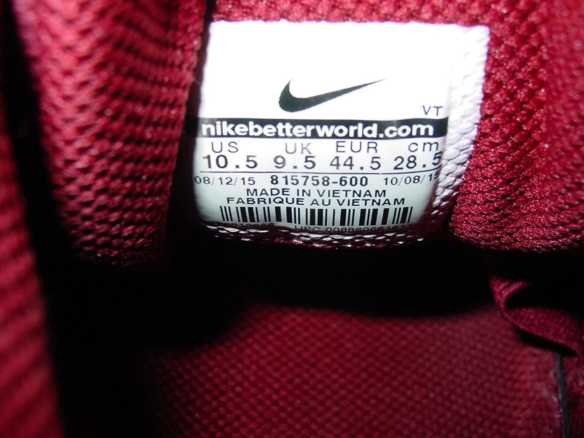 Nike Air Trainer 3 LE Maroon / Red  Men\'s Size 10 Basketball Shoes 815758-600 Nike Air Trainer SC Winter Red | eBay main image 4