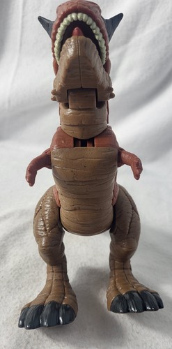 Figura de acción Imaginext Dinosaur Jurassic World Brown Carnotaurus Toy 2018 - Imagen 7 de 10
