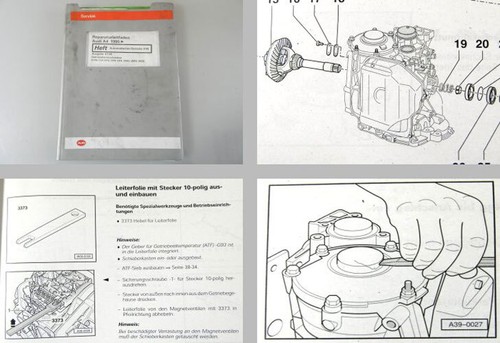 Reparaturleitfaden Audi A4 B5 Automatisches Getriebe 01N CUW CLF ... DMV DMX