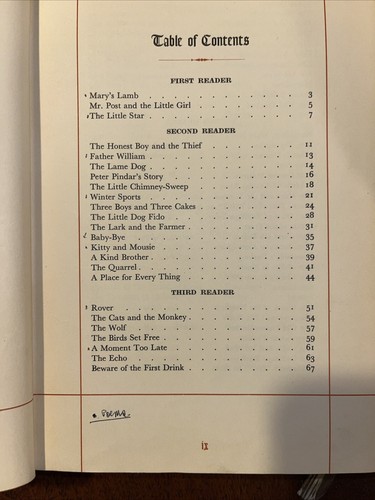 Old Favorites from the McGuffey Readers 1836-1936 Hardcover 1936 Edition - Imagen 11 de 15